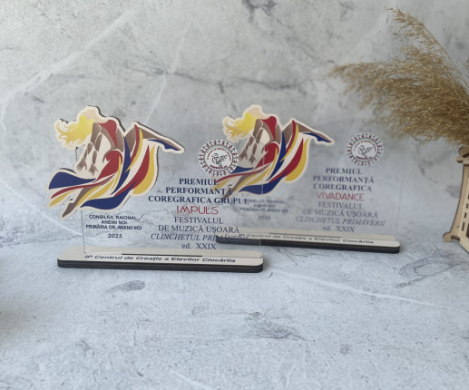 Trofeu persnalizate cu dansatoare image 2