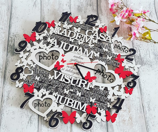 Ceas personalizat pentru familie 5