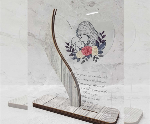 Trofeu personalizat Mama si Copil