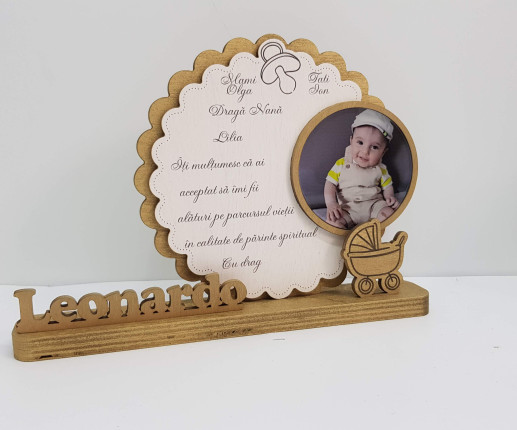 Trofeu personalizat din fanera image 3