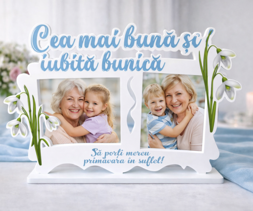 Rama foto ,,Cea mai buna si Mamă și Bunică''