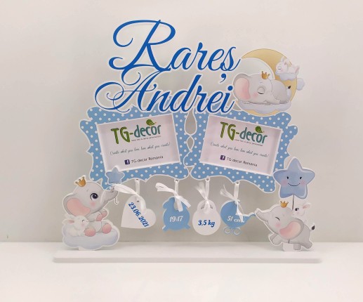 Rama foto cu stativ cu Elefantei 1