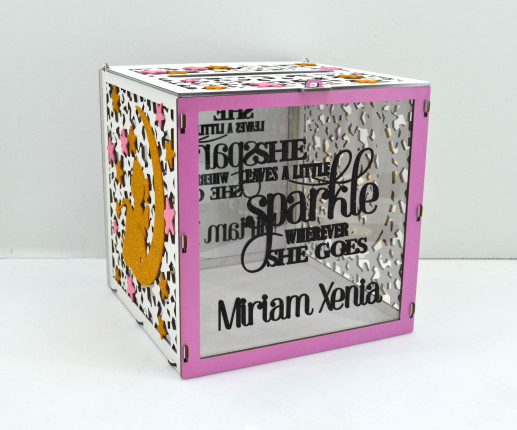 Cutie de dar pentru botez cu Zana