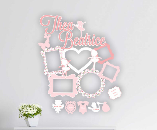 Rama foto cu balerine