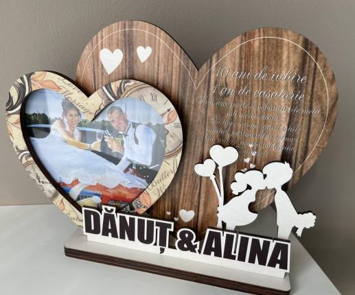 Trofeu pentru nunta baiat si fetita