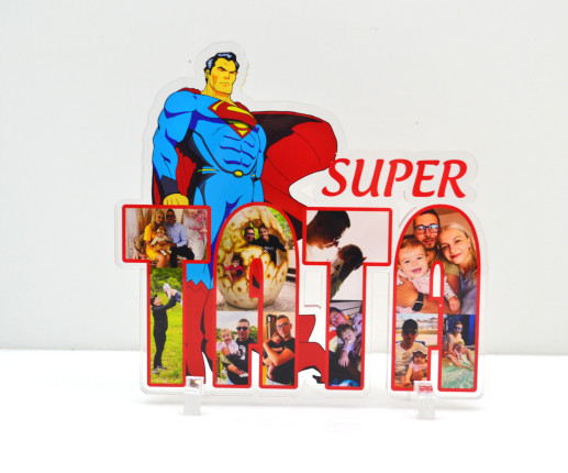 Trofeu pentru tată , soț , bunel cu poze image 2