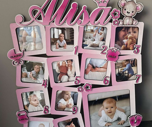 Именная рамка для девочки - Алиса image 2