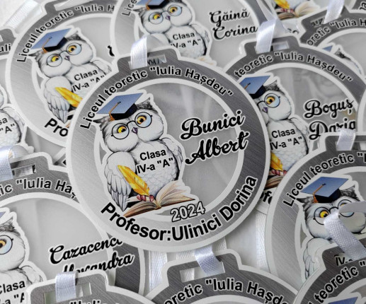 Medalii din pet ,, Absolvent,, cu Bufnita image 3