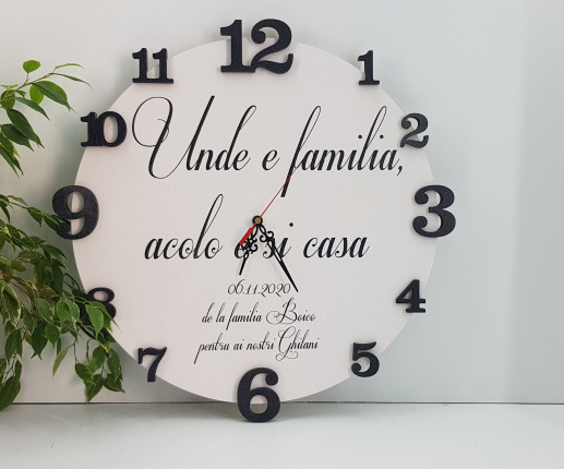 Ceas personalizat pentru familie 4