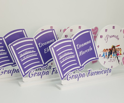 Ceas din plastic cu copii image 2