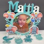 Rama foto rotundă cu Elefănțelul Dumbo thumb-image 4