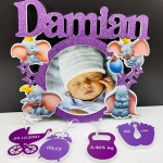 Rama foto rotundă cu Elefănțelul Dumbo thumb-image 3