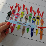 Semne pentru cărți din acril alb thumb-image 2