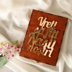 Invitatii pentru nunta din lemn cu cutie 1 thumb-image 1