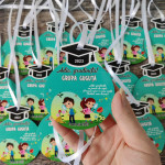 Medalii din lemn ,,Adio gradiniță,, cu tocă thumb-image 2