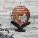 Trofeu din lemn cu Note muzicale thumb-image 1