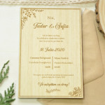 Invitatii pentru nunta din lemn 1 thumb-image 1