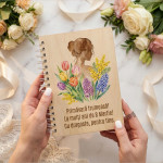 Carnet din lemn cu fată thumb-image 1