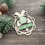 Ornament Craciun din placaj cu logoul companie 3 thumb-image 1