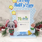 Rama foto cu decor Craciun cu soricel thumb-image 2