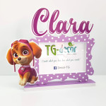 Rama personalizate pentru fetițe cu Skye thumb-image 1