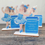 Diploma din lemn cu balerine thumb-image 1