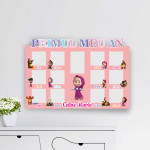 Rama foto fanera pentru fetita cu Masa thumb-image 1