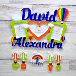 Именная рамка для мальчика - Balloon thumb-image 1