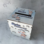 Cutie de dar pentru botez ursuleț cu balon 1 thumb-image 1