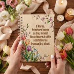 Деревянный блокнот с цветами thumb-image 1