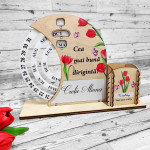 Calendarul vesnic cu lalele rosii thumb-image 2