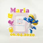Rama foto pentru fetițe cu Smurfs thumb-image 1