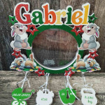 Фоторамка круглая - Зайка thumb-image 1