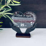 Trofeu pentru nunta in forma de inima thumb-image 1