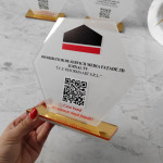 Trofeu personalizat hexagon thumb-image 2