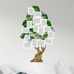 Rama foto Pom cu pasari albastre thumb-image 1