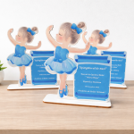 Деревянная диплома с балеринами thumb-image 1