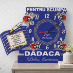 Ceas din lemn cu buburuza thumb-image 1