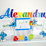 Rama foto cu stativ cu Smurfs thumb-image 1