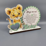 Trofeu personalizat din fanera cu  Leu thumb-image 2