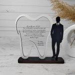 Trofeu  personalizat pentru dentist thumb-image 1