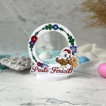 Ramă foto cu flori Paște Fericit cu Puisori thumb-image 1