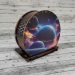 Детская копилка из фанеры - Космос thumb-image 2