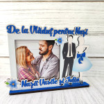 Rama foto  cu stativ pentru nași thumb-image 1