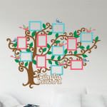 Rama foto Pom cu pasari colorate thumb-image 1