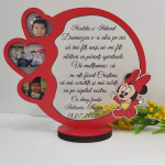 Trofeu pesonalizat din fanera Minnie Mouse thumb-image 1