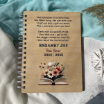 Carnet din lemn cartea cu flori thumb-image 1