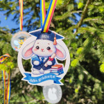 Medalii din lemn ,,Adio Gradiniță,, cu Iepras thumb-image 2