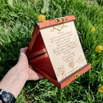 Invitatii pentru nunta din lemn cu cutie thumb-image 1