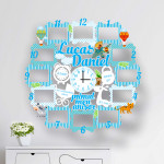 Rama foto cu ceas ursulet si balon cu aer cald thumb-image 1